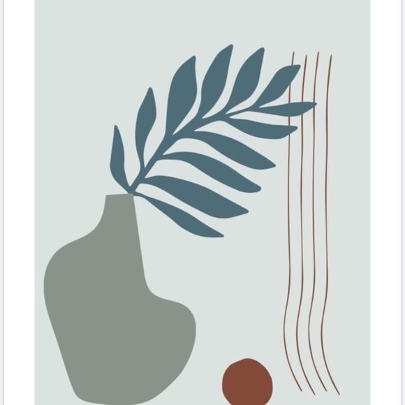 Henri Matisse Paris France floral abstract neutral wall art print Set of two - Picture 5 of 5